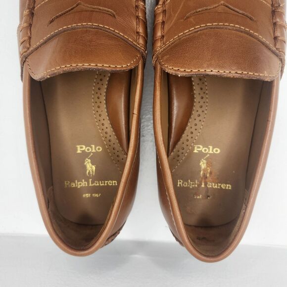 Polo Ralph Lauren Reynold Leather Driver Loafer Men\'s Size 7D 11721 main image 11